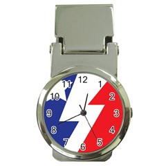 Three Colors Blue White Line Star Money Clip Watches by Mariart