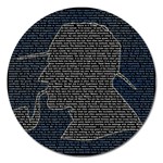 Sherlock Quotes Magnet 5  (Round) Front