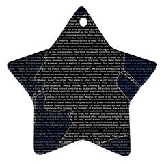 Sherlock Quotes Star Ornament (two Sides)