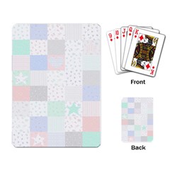 Sweet Dreams Rag Quilt Playing Card by Mariart