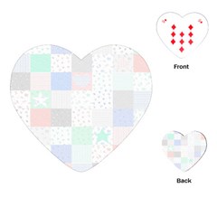 Sweet Dreams Rag Quilt Playing Cards (heart) 
