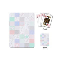 Sweet Dreams Rag Quilt Playing Cards (mini)  by Mariart