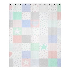 Sweet Dreams Rag Quilt Shower Curtain 60  X 72  (medium)  by Mariart