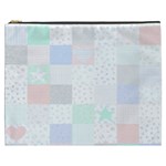 Sweet Dreams Rag Quilt Cosmetic Bag (XXXL)  Front