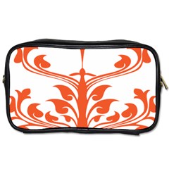 Tree Leaf Flower Orange Sexy Star Toiletries Bags