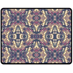 Multicolored Modern Geometric Pattern Fleece Blanket (medium)  by dflcprints