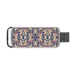 Multicolored Modern Geometric Pattern Portable Usb Flash (one Side) by dflcprints