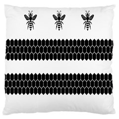 Wasp Bee Hive Black Animals Standard Flano Cushion Case (one Side) by Mariart