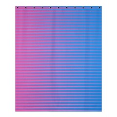 Turquoise Pink Stripe Light Blue Shower Curtain 60  X 72  (medium)  by Mariart