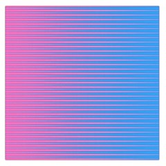 Turquoise Pink Stripe Light Blue Large Satin Scarf (square) by Mariart