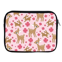 Preety Deer Cute Apple Ipad 2/3/4 Zipper Cases