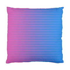Turquoise Pink Stripe Light Blue Standard Cushion Case (two Sides)