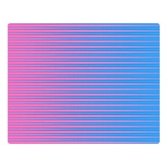 Turquoise Pink Stripe Light Blue Double Sided Flano Blanket (large)  by Mariart