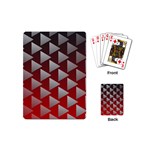 Netflix Play Button Pattern Playing Cards (Mini)  Back