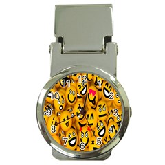 Smileys Linus Face Mask Cute Yellow Money Clip Watches by Mariart