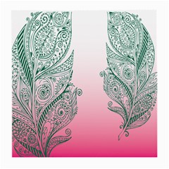 Toggle The Widget Bar Leaf Green Pink Medium Glasses Cloth