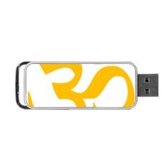 Hindu Gold Symbol (gold) Portable Usb Flash (two Sides) by abbeyz71