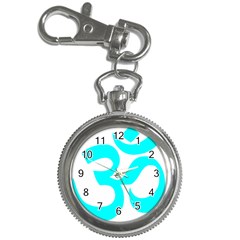 Aum Om Cyan Key Chain Watches by abbeyz71