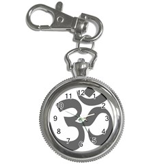 Hindu Om Symbol (dark Gray)  Key Chain Watches by abbeyz71