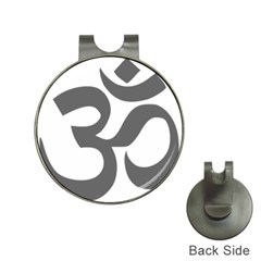 Hindu Om Symbol (dark Gray)  Hat Clips With Golf Markers by abbeyz71