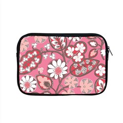 Pink Flower Pattern Apple Macbook Pro 15  Zipper Case by Nexatart