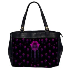 Wonderful Jungle Flowers In The Dark Office Handbags by pepitasart