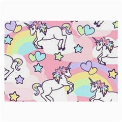 Unicorn Rainbow Large Glasses Cloth by Nexatart