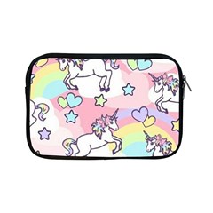 Unicorn Rainbow Apple Ipad Mini Zipper Cases by Nexatart