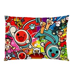 Cute Doodles Wallpaper Background Pillow Case (two Sides) by Nexatart