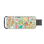 Summer Up Pattern Portable USB Flash (One Side) Front