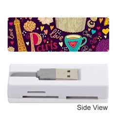 Cute Colorful Doodles Colorful Cute Doodle Paris Memory Card Reader (stick)  by Nexatart