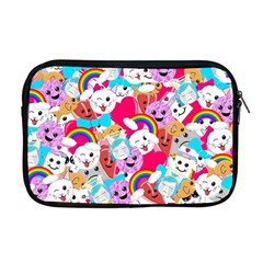 Cute Cartoon Pattern Apple Macbook Pro 17  Zipper Case by Nexatart