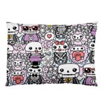 Kawaii Graffiti And Cute Doodles Pillow Case (Two Sides) Back