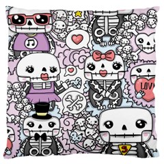 Kawaii Graffiti And Cute Doodles Large Cushion Case (one Side)