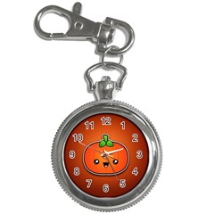 Simple Orange Pumpkin Cute Halloween Key Chain Watches by Nexatart