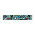 Colorful Drawings Pattern Flano Scarf (Mini) Front