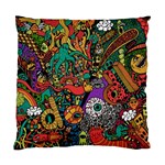 Monsters Colorful Doodle Standard Cushion Case (Two Sides) Front