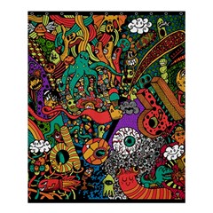 Monsters Colorful Doodle Shower Curtain 60  X 72  (medium) 