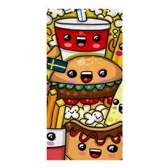 Cute Food Wallpaper Picture Shower Curtain 36  X 72  (stall)  by Nexatart