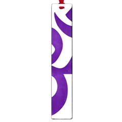 Hindu Om Symbol (purple) Large Book Marks by abbeyz71