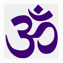 Hindu Om Symbol (purple) Medium Glasses Cloth (2-side) by abbeyz71