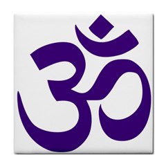 Hindu Om Symbol (purple) Face Towel by abbeyz71