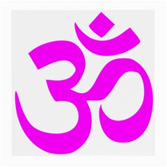 Hindu Om Symbol (magenta) Medium Glasses Cloth (2-side) by abbeyz71