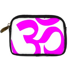 Hindu Om Symbol (magenta) Digital Camera Cases by abbeyz71