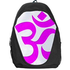 Hindu Om Symbol (magenta) Backpack Bag