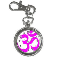 Hindu Om Symbol (magenta) Key Chain Watches
