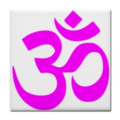 Hindu Om Symbol (magenta) Face Towel