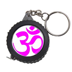 Hindu Om Symbol (magenta) Measuring Tapes