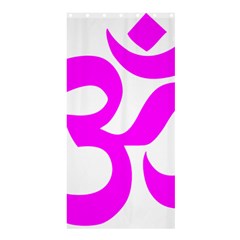 Hindu Om Symbol (magenta) Shower Curtain 36  X 72  (stall)  by abbeyz71