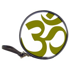 Hindi Om Symbol (olive) Classic 20-cd Wallets